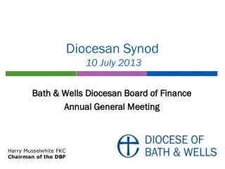 Diocesan Synod 10 July 2013