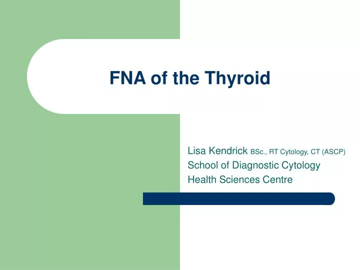 fna of the thyroid