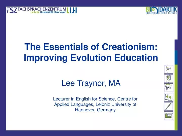 the essentials of creationism improving evolution education
