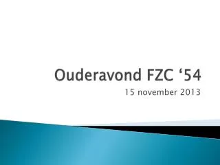 ouderavond fzc 54