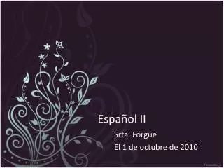 espa ol ii