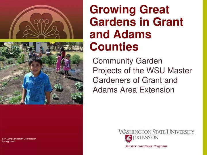 growing great gardens in grant and adams counties