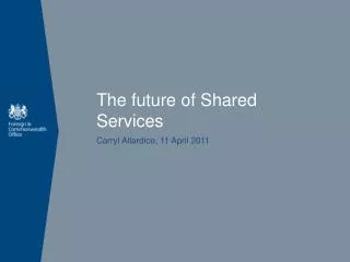 The future of Shared Services