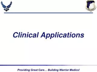 Clinical Applications