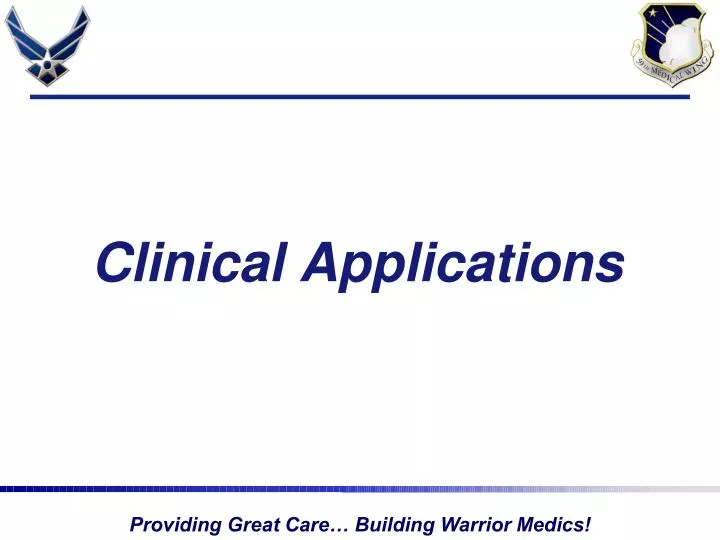 clinical applications