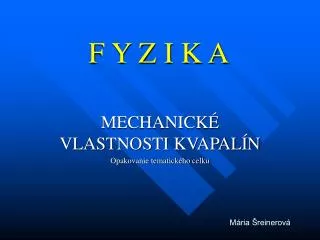 f y z i k a