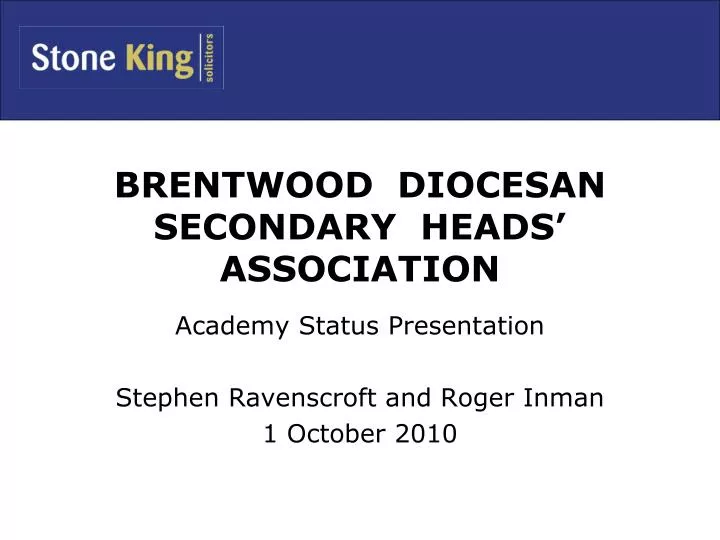brentwood diocesan secondary heads association