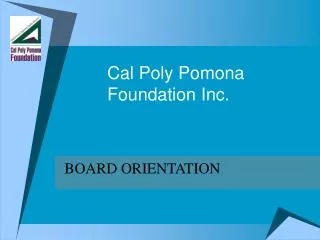 Cal Poly Pomona Foundation Inc.