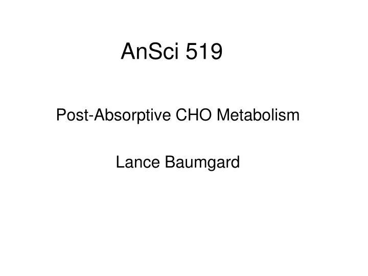 ansci 519