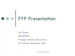 FYP Presentation