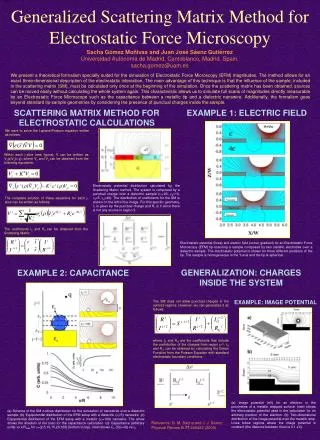 Generalized Scattering Matrix Method for Electrostatic Force Microscopy