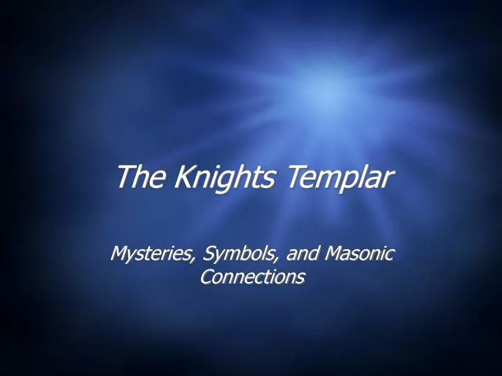 the knights templar
