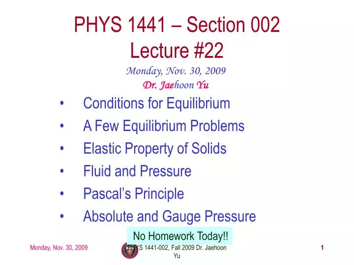 phys 1441 section 002 lecture 22