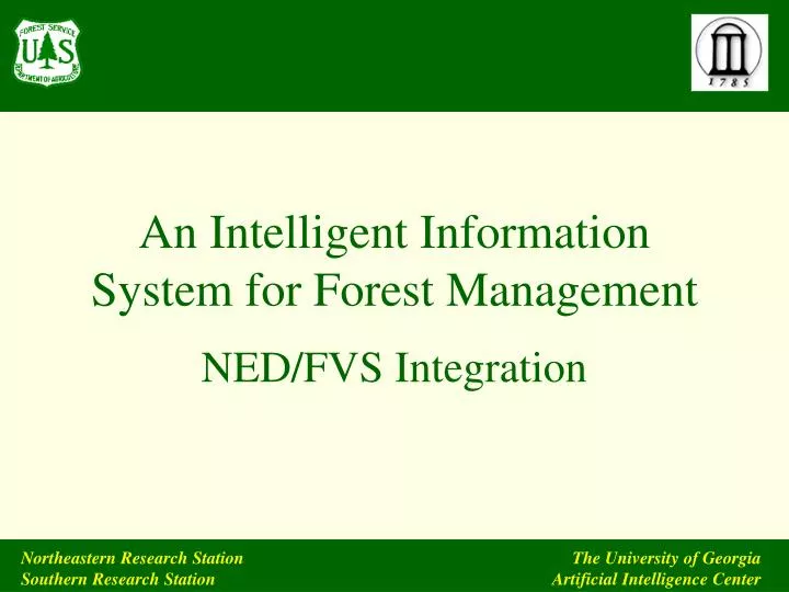 an intelligent information system for forest management