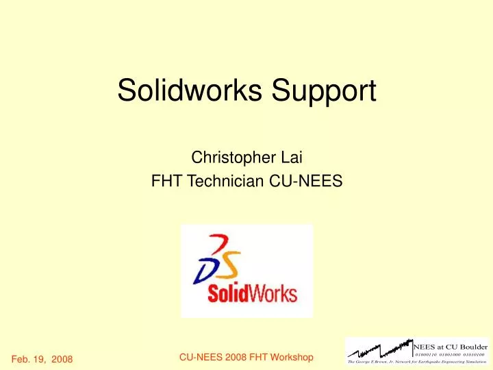 solidworks support
