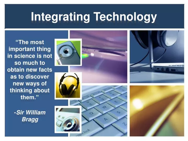 integrating technology