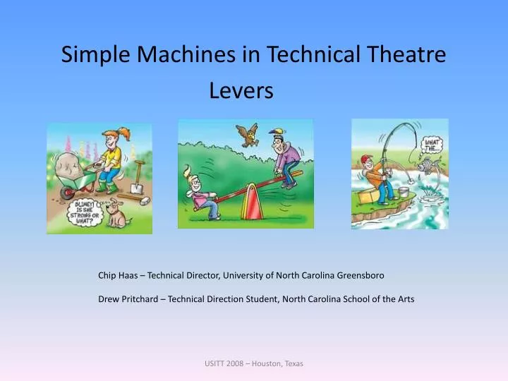 simple machines in technical theatre