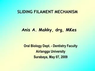 SLIDING FILAMENT MECHANISM