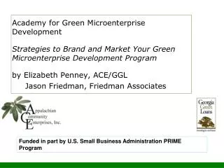 Academy for Green Microenterprise Development