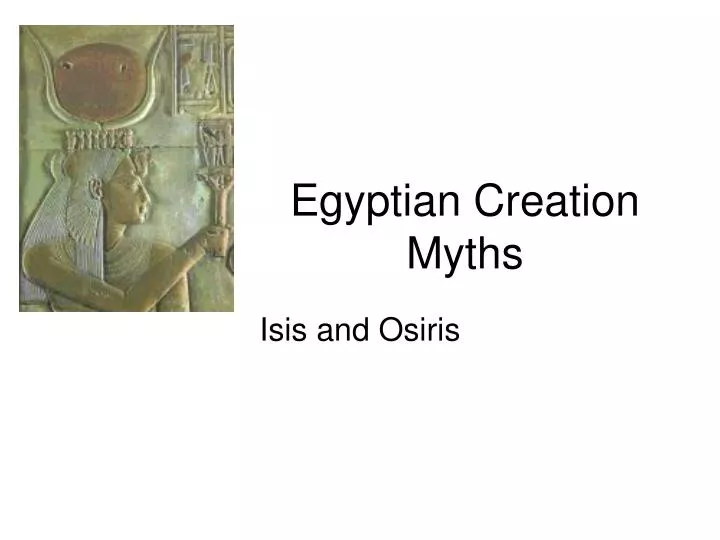 egyptian creation myths