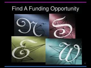 Find A Funding Opportunity