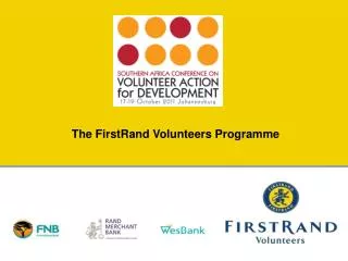 The FirstRand Volunteers Programme