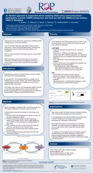 An iterative approach to respondent driven sampling (RDS) using community-based