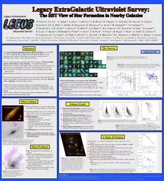 Legacy ExtraGalactic Ultraviolet Survey: