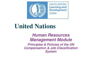 United Nations Human Resources Management Module
