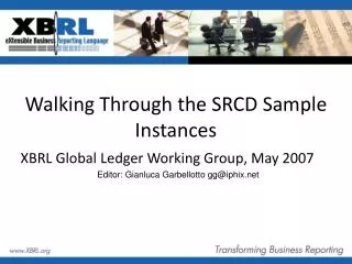 Walking Through the SRCD Sample Instances
