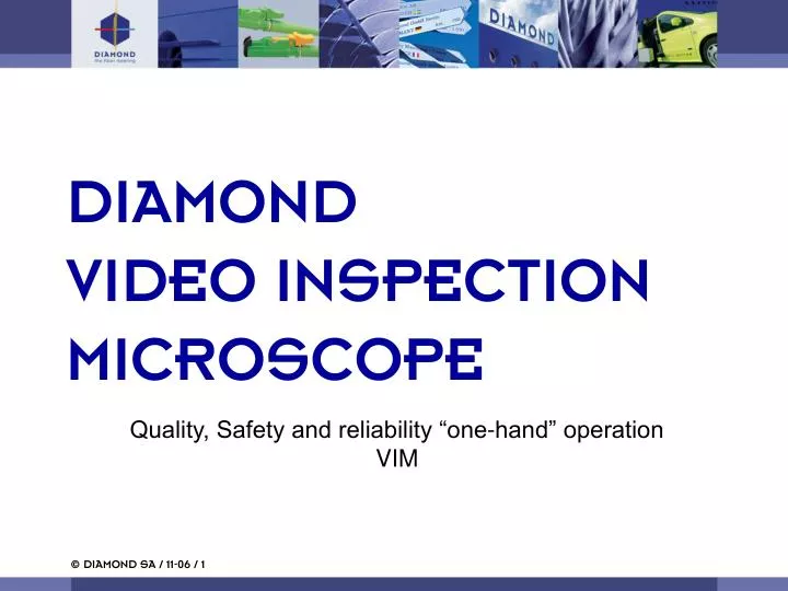 diamond video inspection microscope