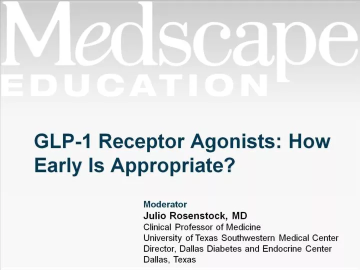 glp 1 receptor agonists how early is appropriate