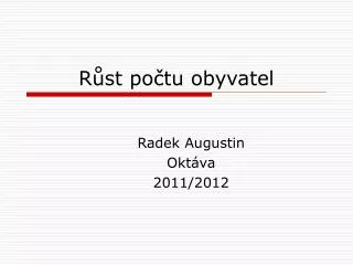 r st po tu obyvatel