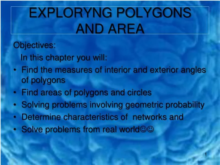 exploryng polygons and area