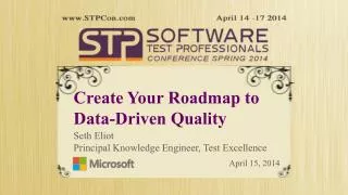 Create Your Roadmap to Data-Driven Quality