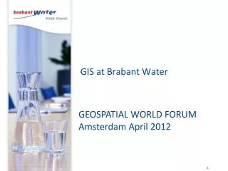 GIS at Brabant Water