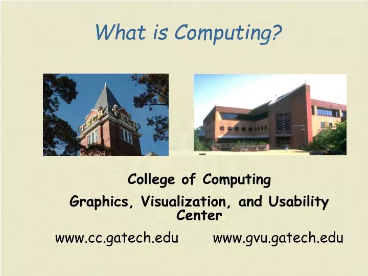 what is computing