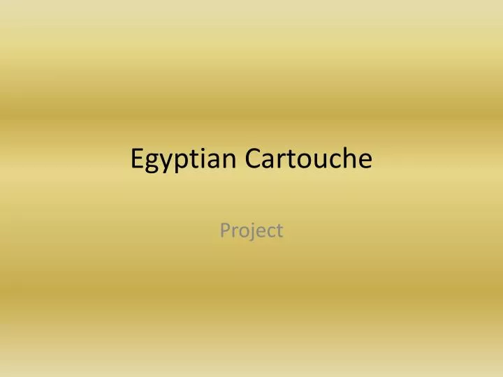 egyptian cartouche
