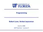 Overview of Engineering Programming: From Basics to Advanced Techniques - slide 1