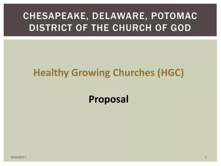chesapeake delaware potomac district of the church of god