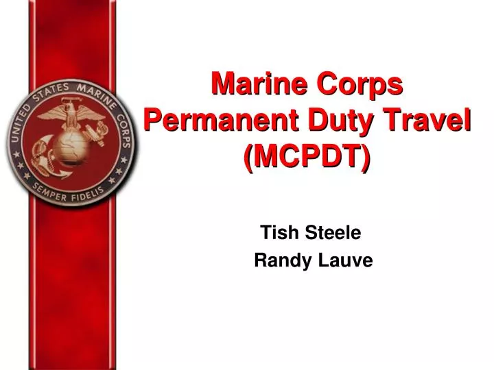 marine corps permanent duty travel mcpdt