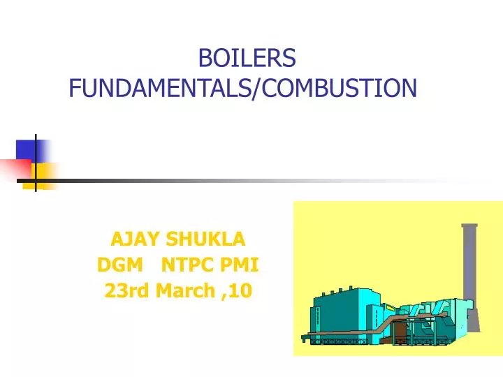 boilers fundamentals combustion