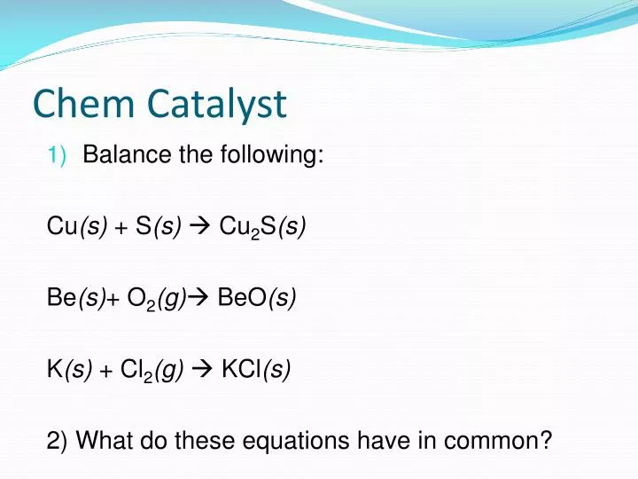 chem catalyst