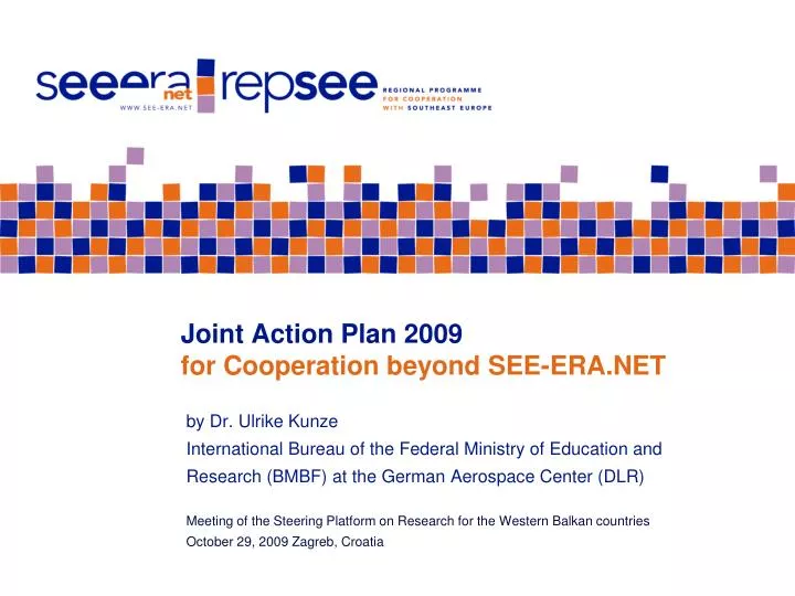 joint action plan 2009 for cooperation beyond see era net