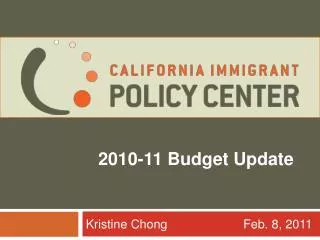 2010-11 Budget Update