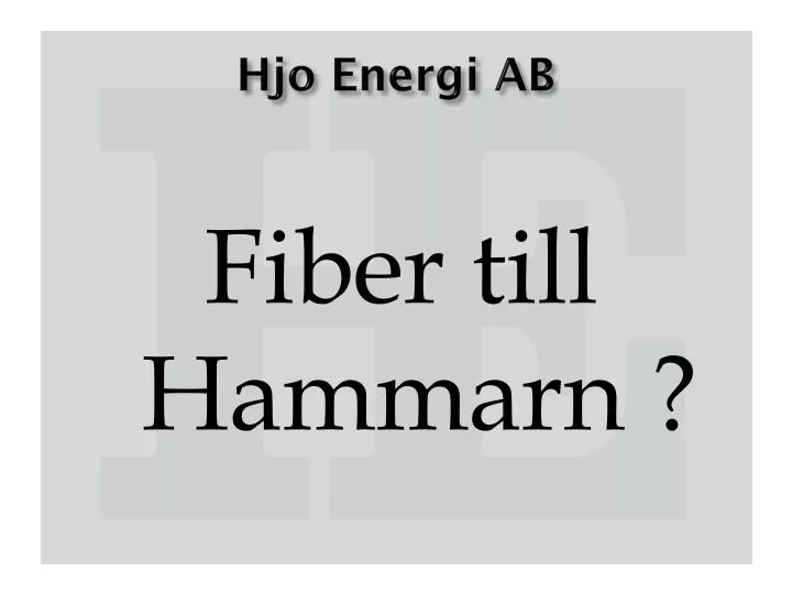 hjo energi ab