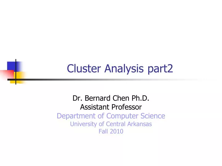 cluster analysis part2