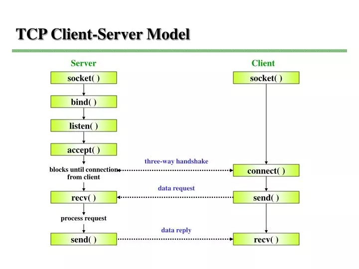 tcp client server model