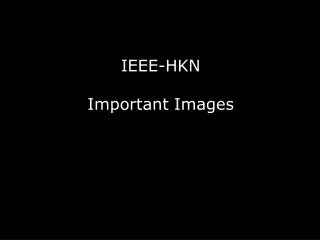 IEEE-HKN Important Images