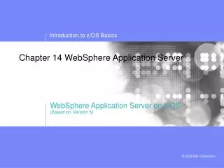 Chapter 14 WebSphere Application Server